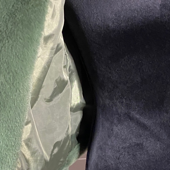 Ashley Women's Green Faux Fur Open Front Jacket Medium - Picture 8 of 11